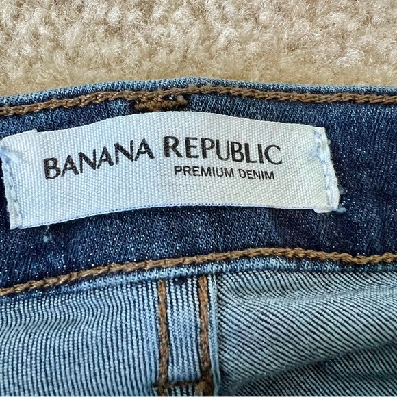 BANANA REPUBLIC Skinny Ankle Blue Jeans—SZ. 26 - Picture 9 of 13